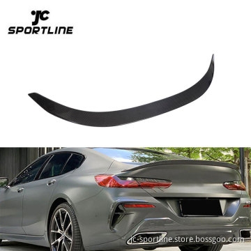 8 Series G16 M8 Gran Coupe Car Wing Spoiler - Luxury Dry Carbon Fiber for BMW F93 G16 (2019-2021)